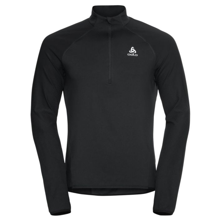 Odlo Dame Mellemlag Midlayer 1/2 zip Zeroweight Sort