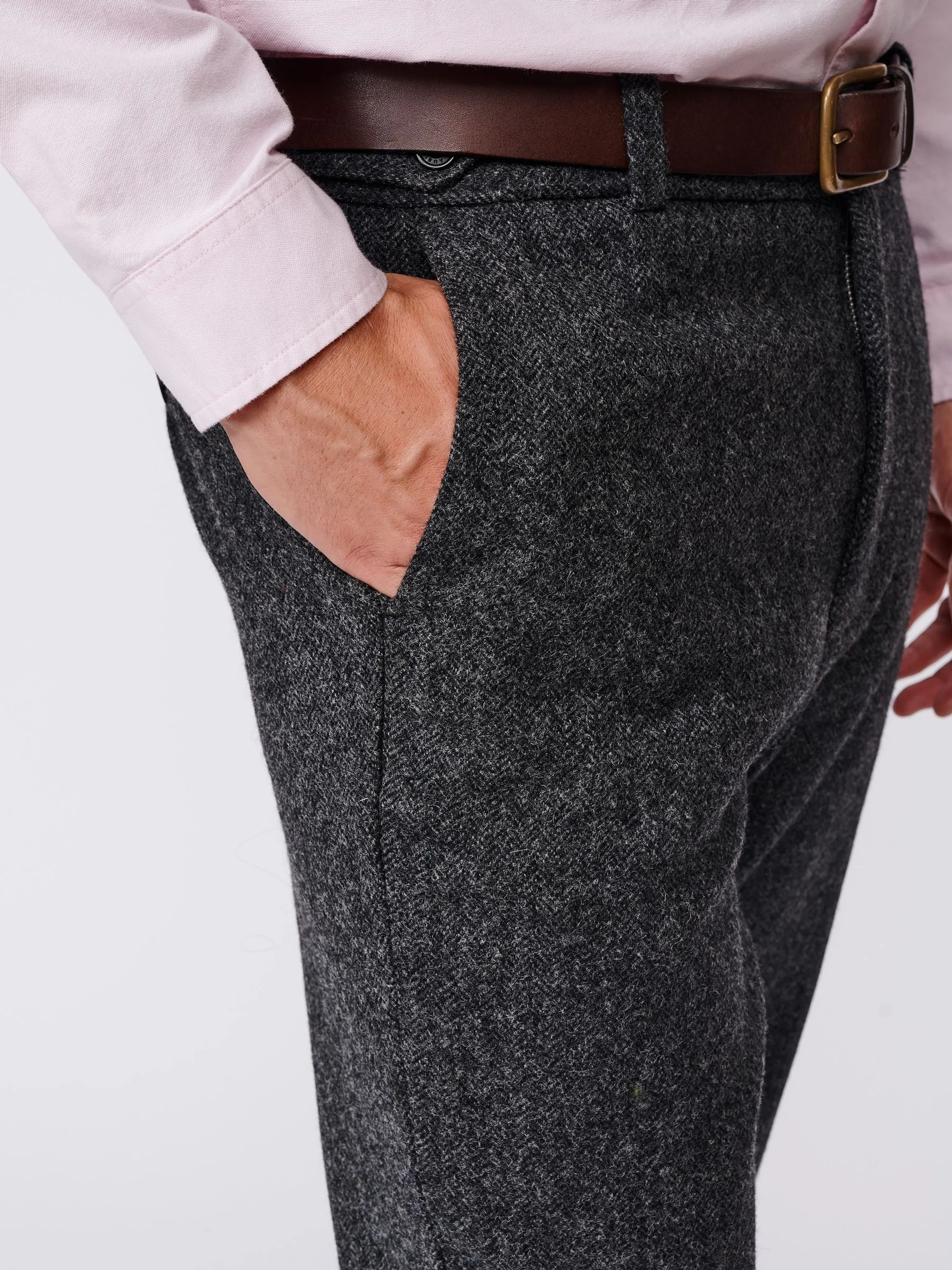 Aubin Grey Holton Trousers