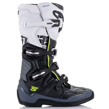 Bottes cross Alpinestars TECH 5 - BLACK DARK GRAY WHITE 2023 - Noir / Blanc