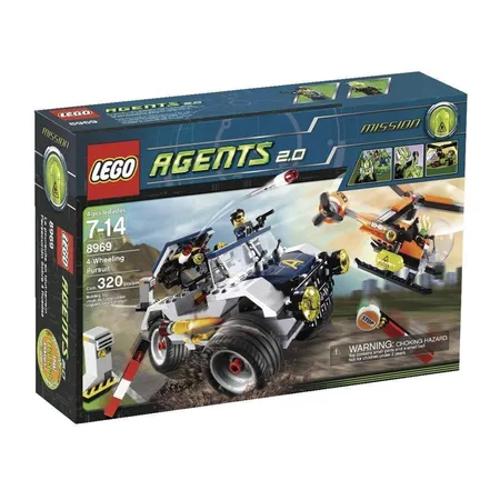 LEGO® Agents 8969 Verfolgungsjagd auf vier Rädern