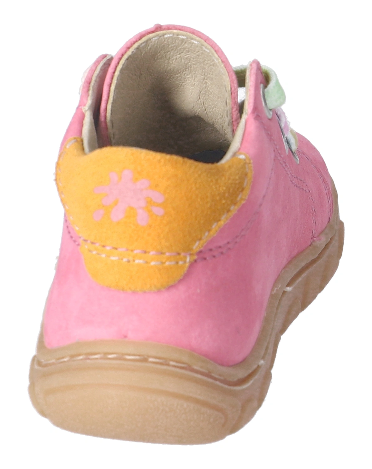 Schnür-Lauflernschuhe ZUMA in fleur/gelb