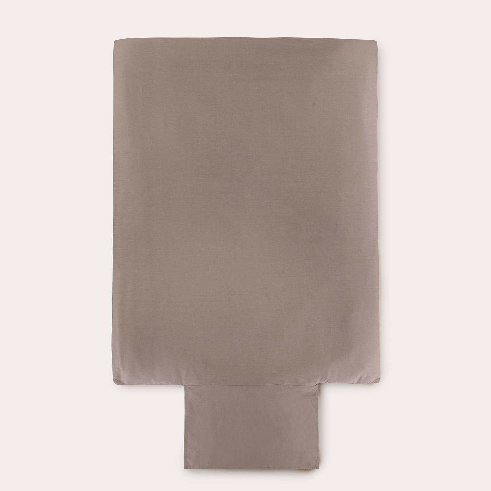 NOUS Kids katoenen dekbedovertrek ledikant taupe (100x135 cm)