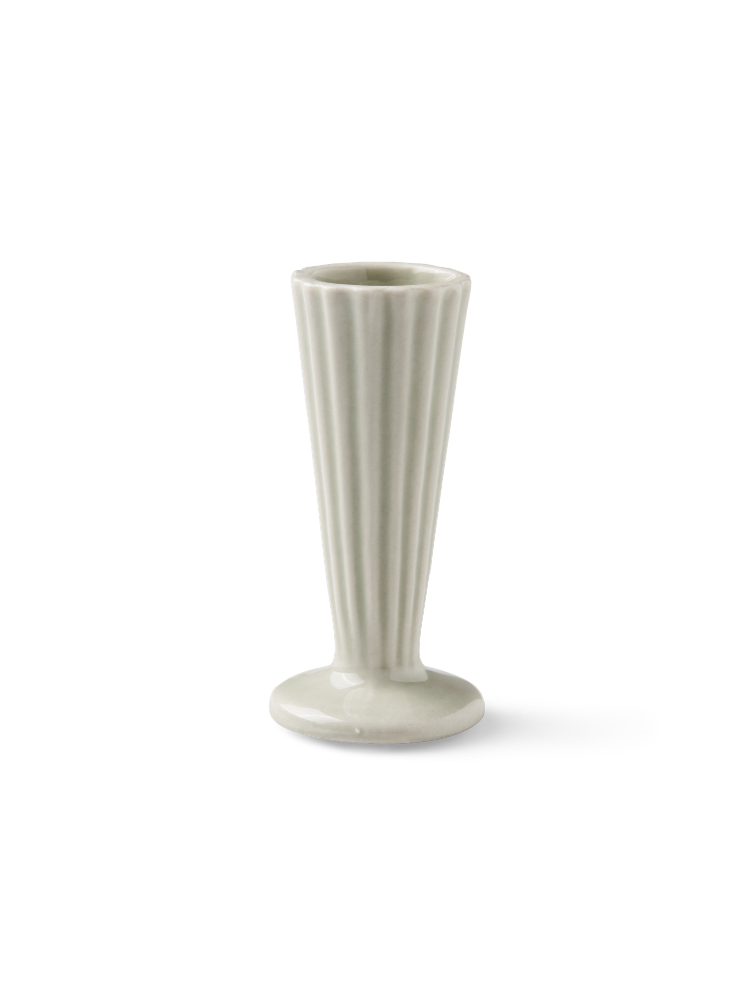 Vase | Porcelæn. 4,5 x 9,5 cm. | Off White