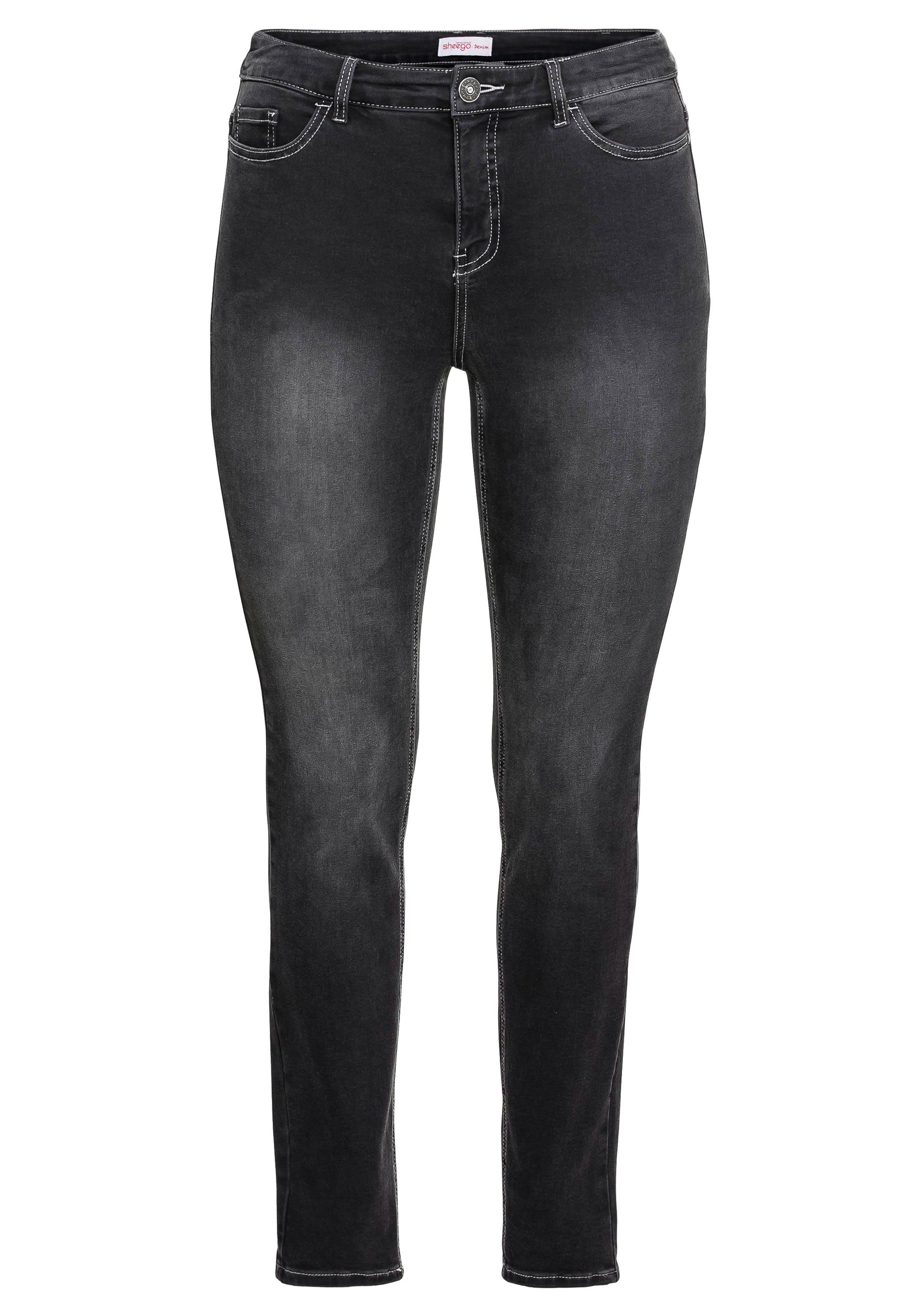Skinny Power-Stretch-Jeans in 5-Pocket-Form