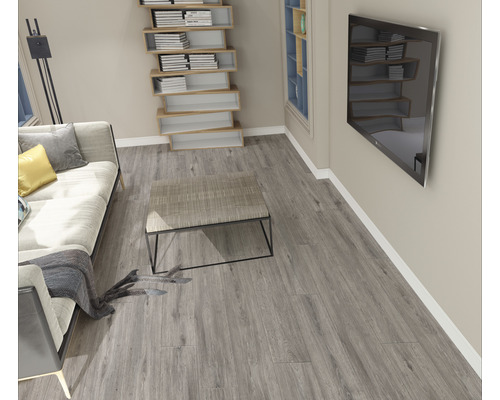 Colima grijsbruine Dryback vinylplank, om te lijmen, 91,4 x 15,2 cm