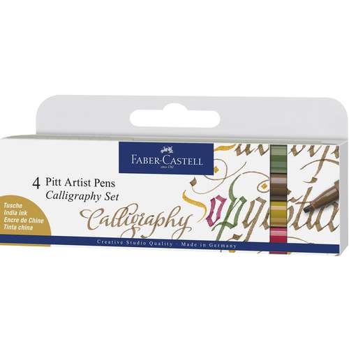 FABER-CASTELL Tuschestift Pitt Artist Pen Calligraphy-Sets
