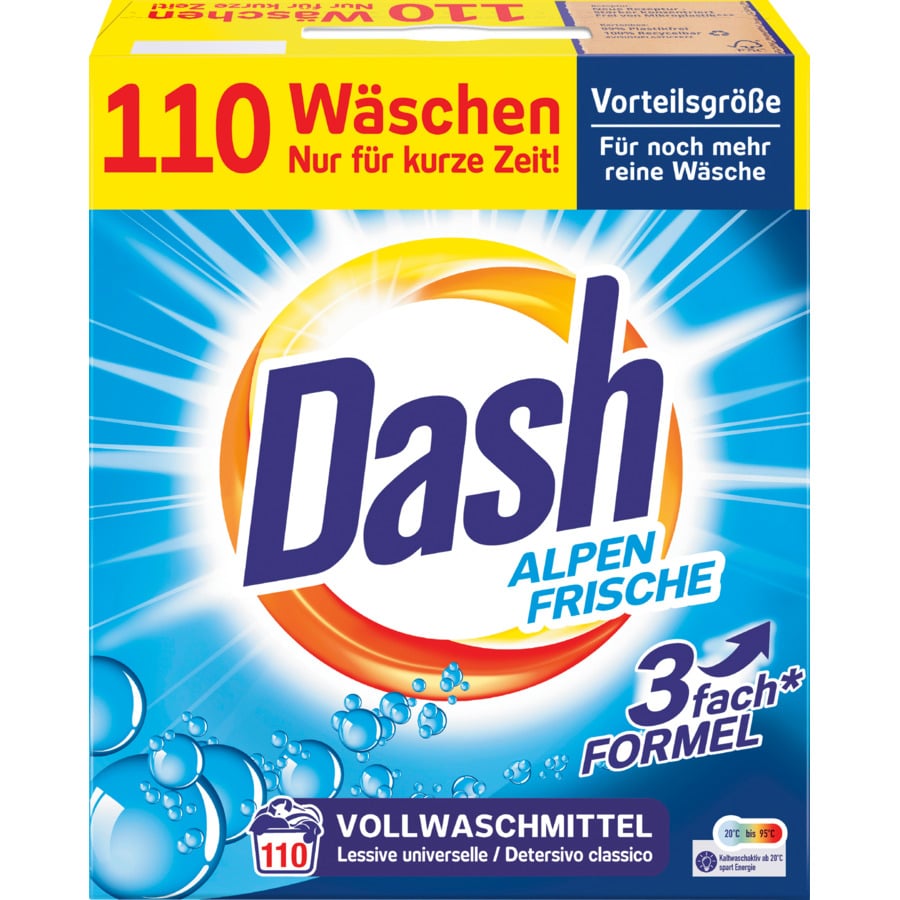 Dash Caps Waschmittel Color Frische 2 x 60 Waschgänge