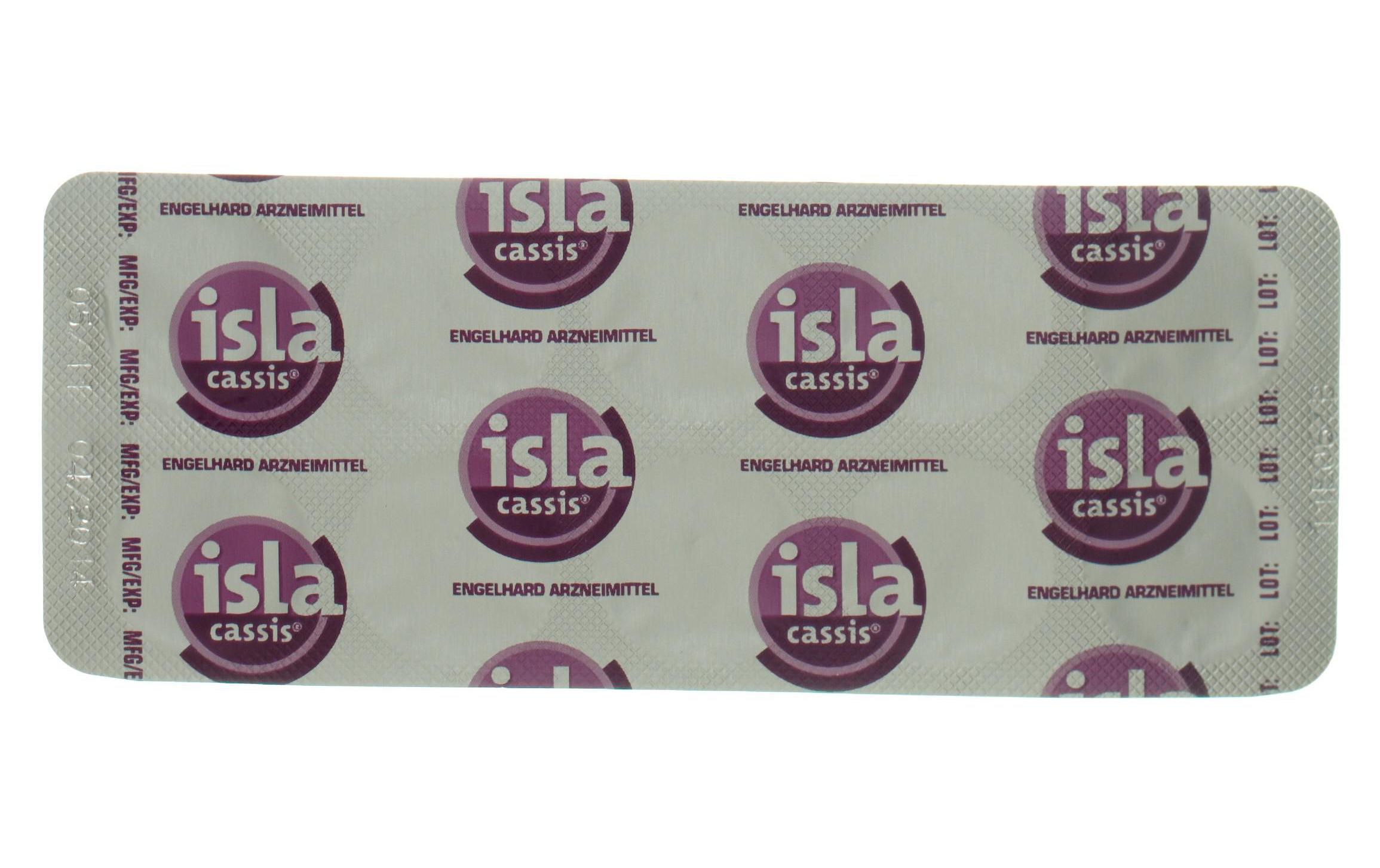 Cassis 30 PastillenLutschtabletten Isländisch Moos bei Husten und Heiserkeit