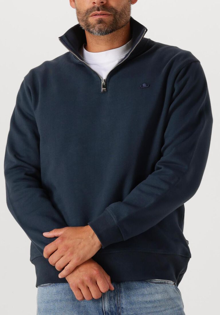 donkerblauwe the goodpeople sweater lucca