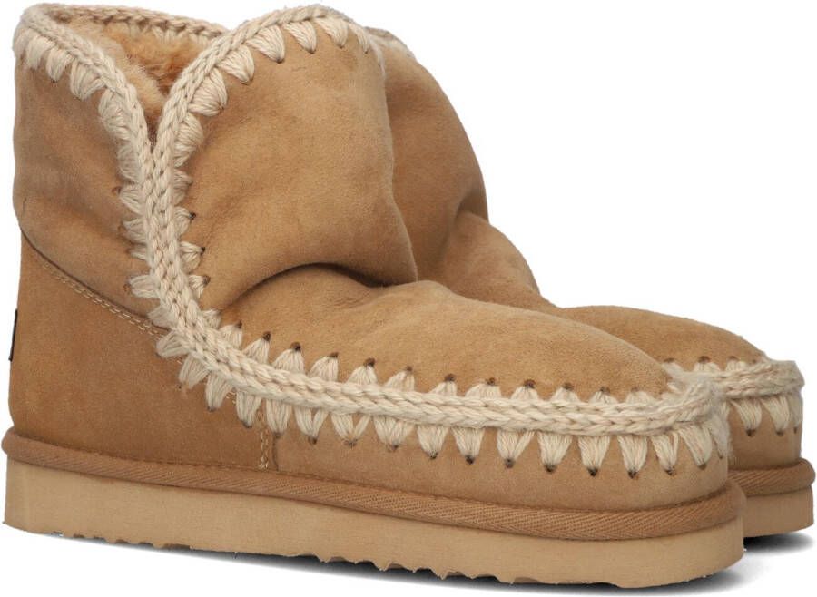 MOU Vachtlaarzen Dames Eskimo 18 Glitter Logo Maat: 36 Materiaal: Suède Kleur: Beige