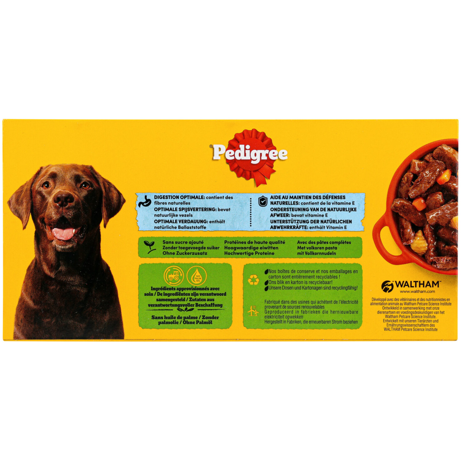 Pedigree Saftiges Hundefutter in Sauce assortiert 6x400g