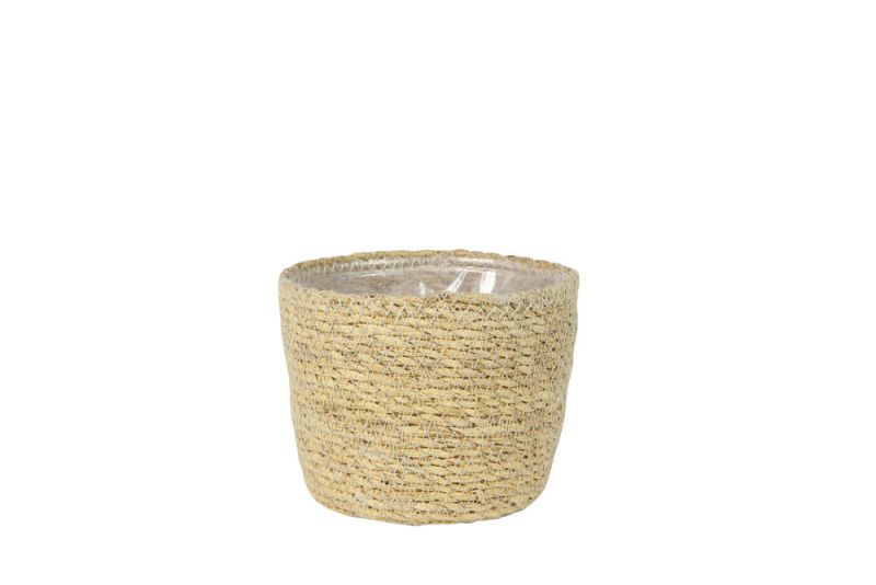 TS COLLECTION Igmar - Bloempot - Wit - 15 cm