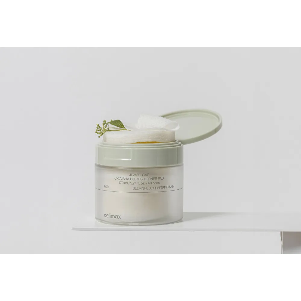 Celimax Ji Woo Gae Cica BHA Blemish Toner Pad - 60 stk.