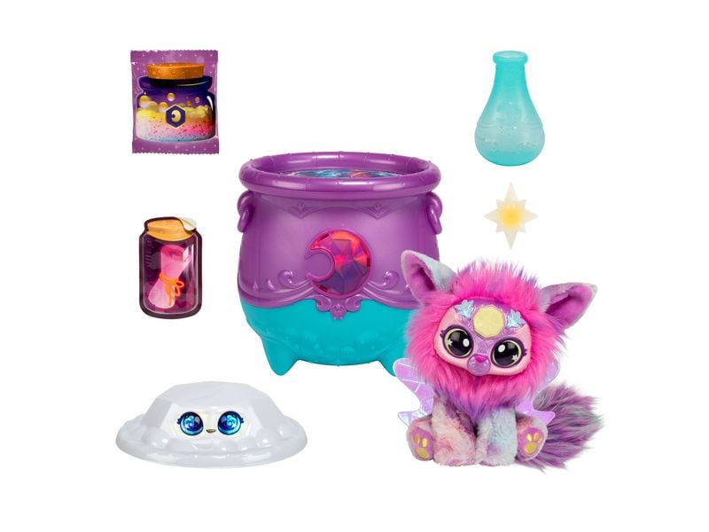 moose Magic Mixies S4 Magical Cauldorn Moon assortiert Zauberkessel mit Überraschungs-Plüschtier