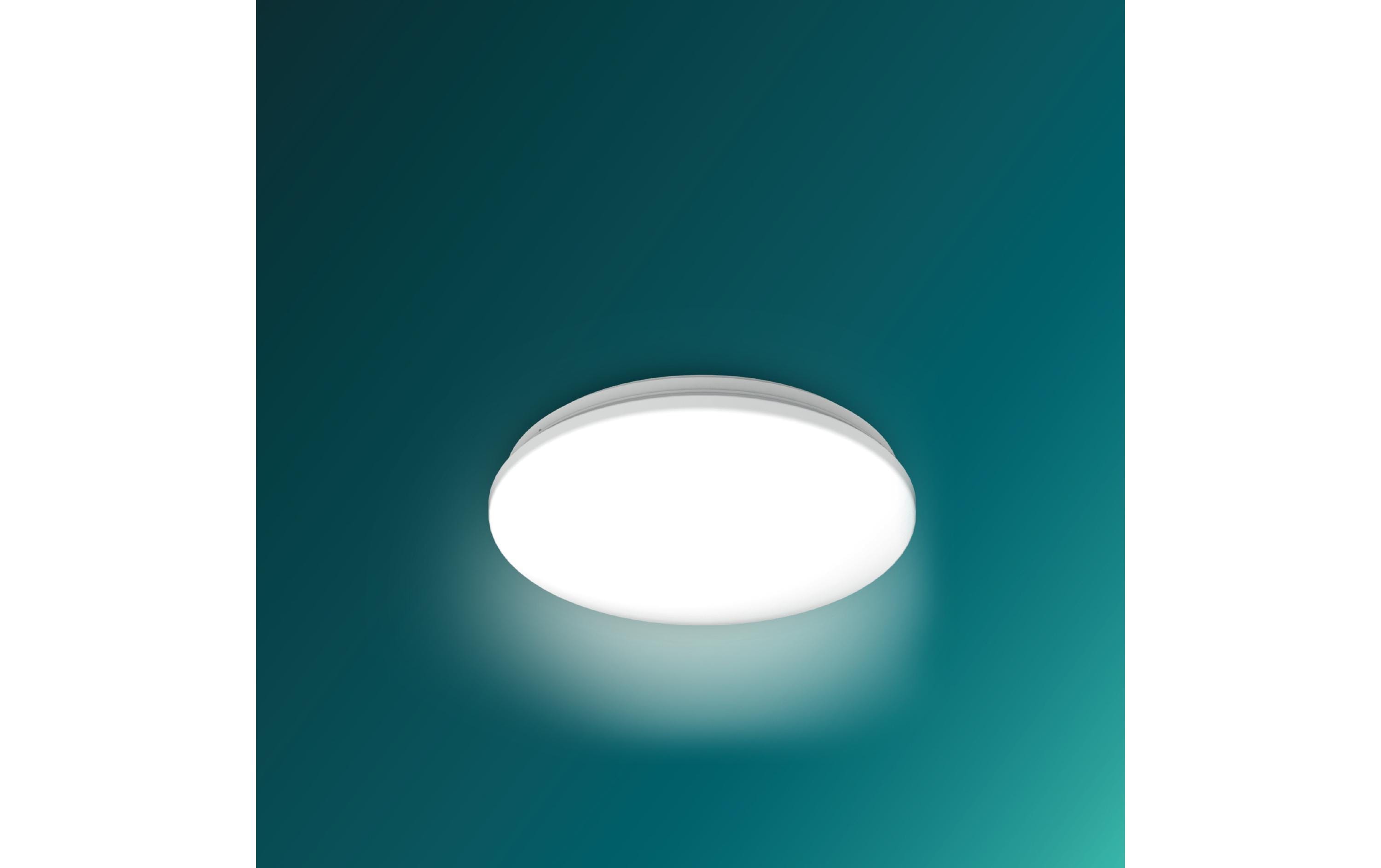Deckenleuchte Acuna mit Sensor 2700K, 2500 Lumen, WeissDeckenleuchte mit integriertem Bewegungssensor