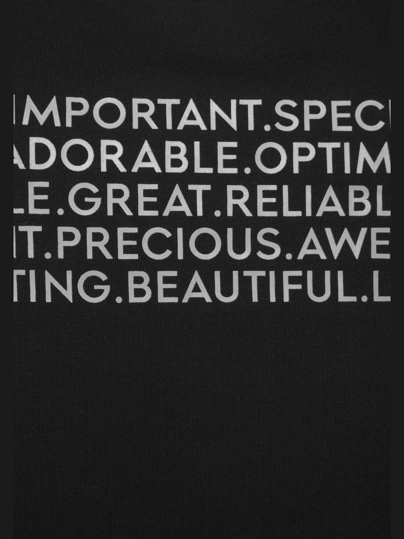 T-shirt de nuit chemise de nuit courte avec imprimé texte devant