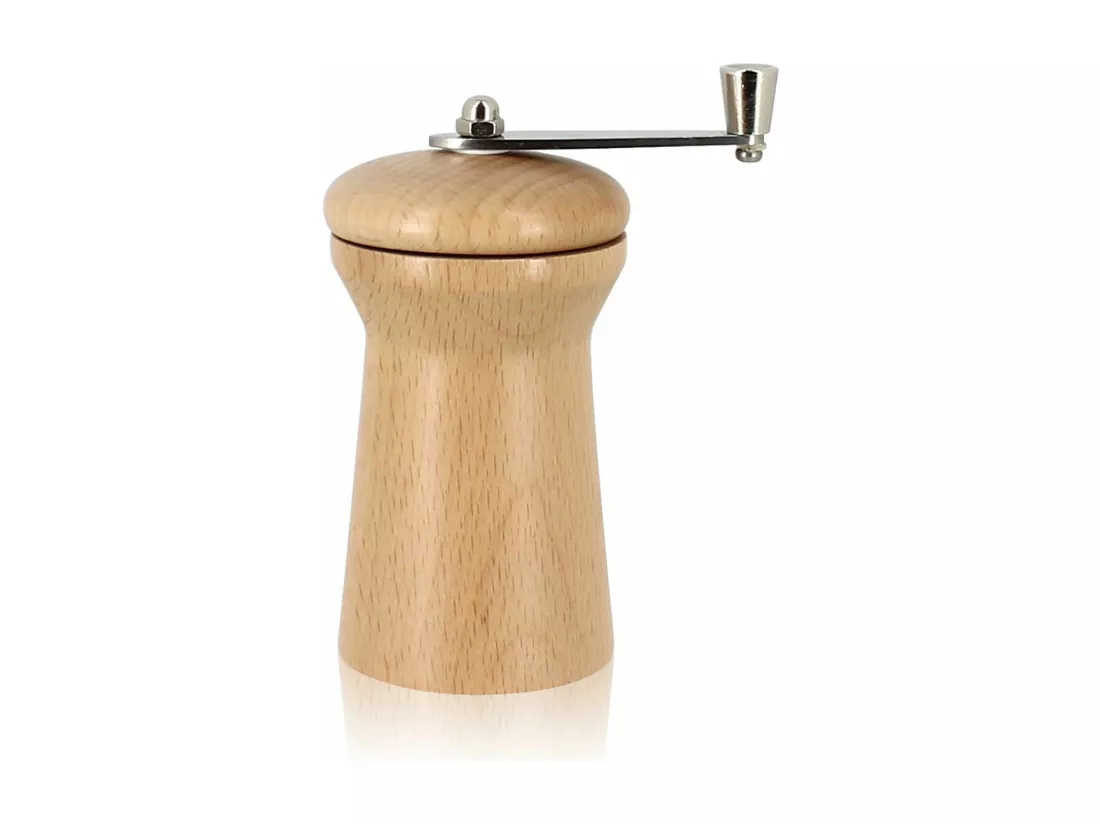 Ogo Living - Moulin A Noix De Muscade A Manivelle En Bois De Hetre