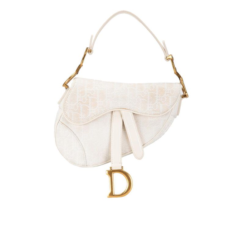 Dior Vintage Dior Saddle Bag Brown
