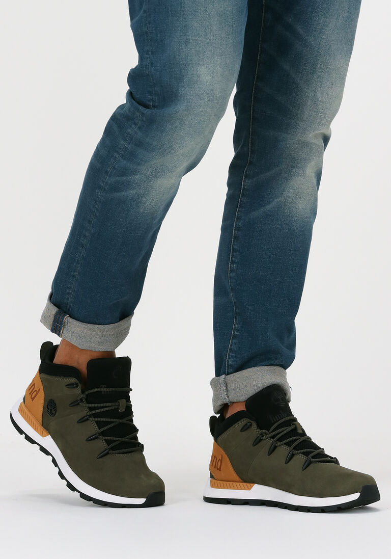TIMBERLAND groene timberland hoge sneaker sprint trekker mid lace m