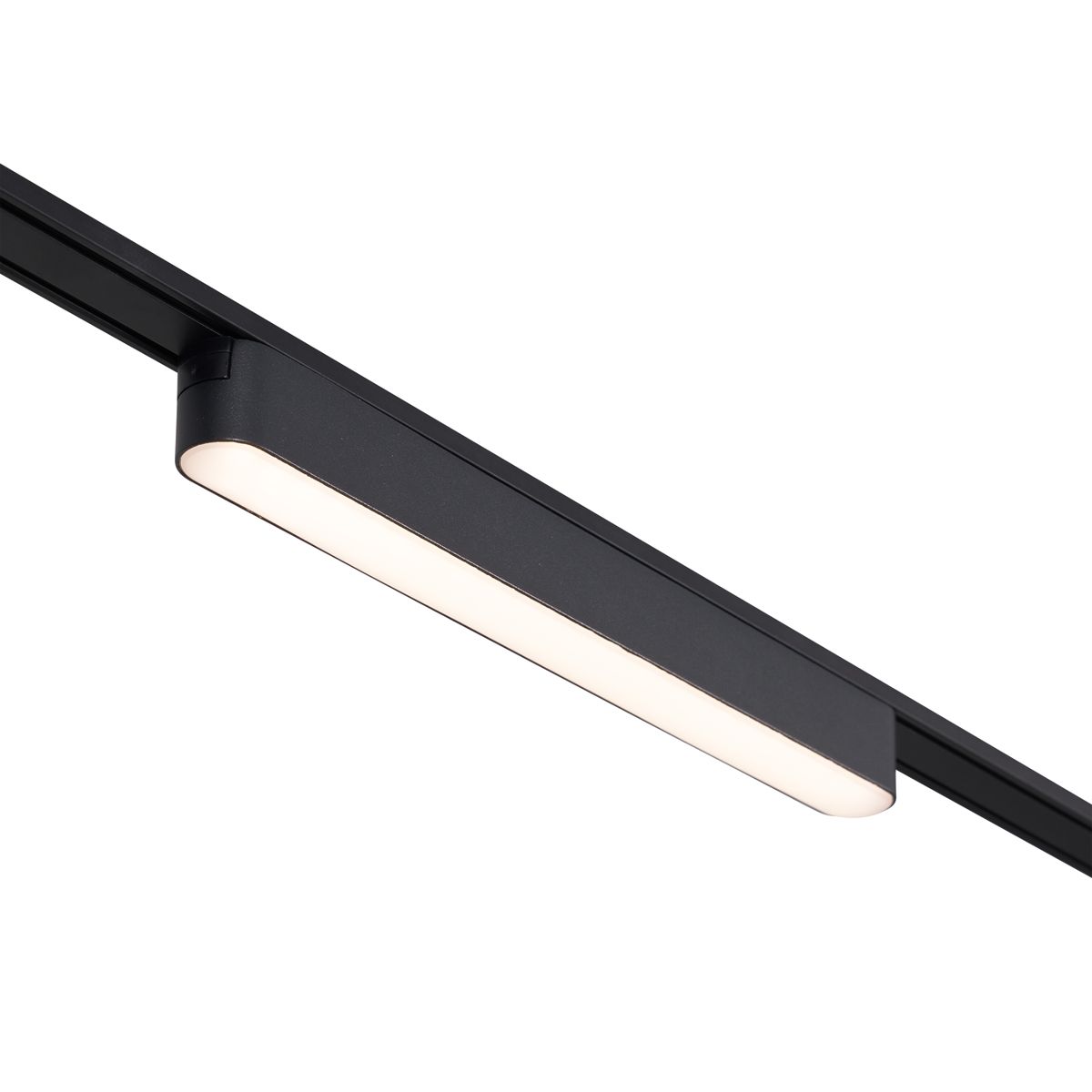 Railsysteem met 6 plafondlampen en 2 hanglampen zwart 1-fase - Magnetic Marra Tautau