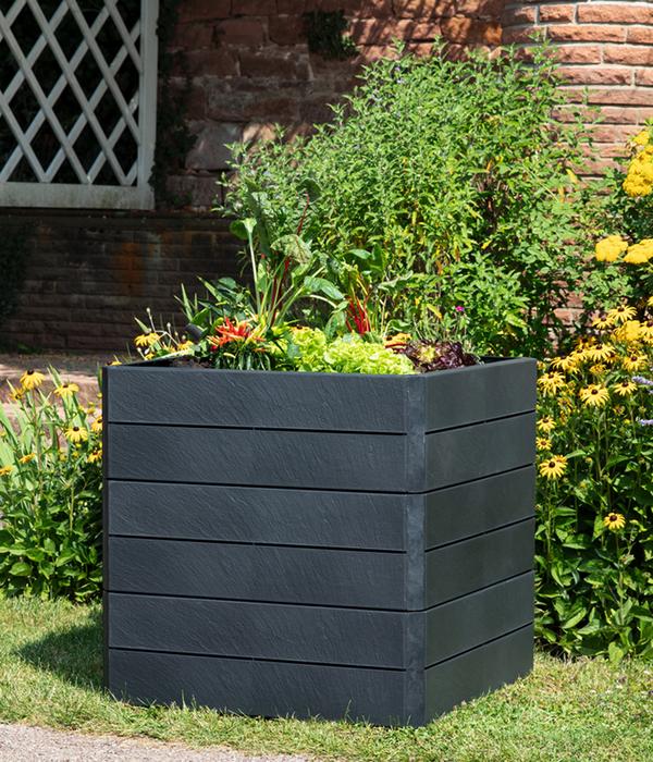 Garantia Kunststoff-Hochbeet Ergo Quadro Stone