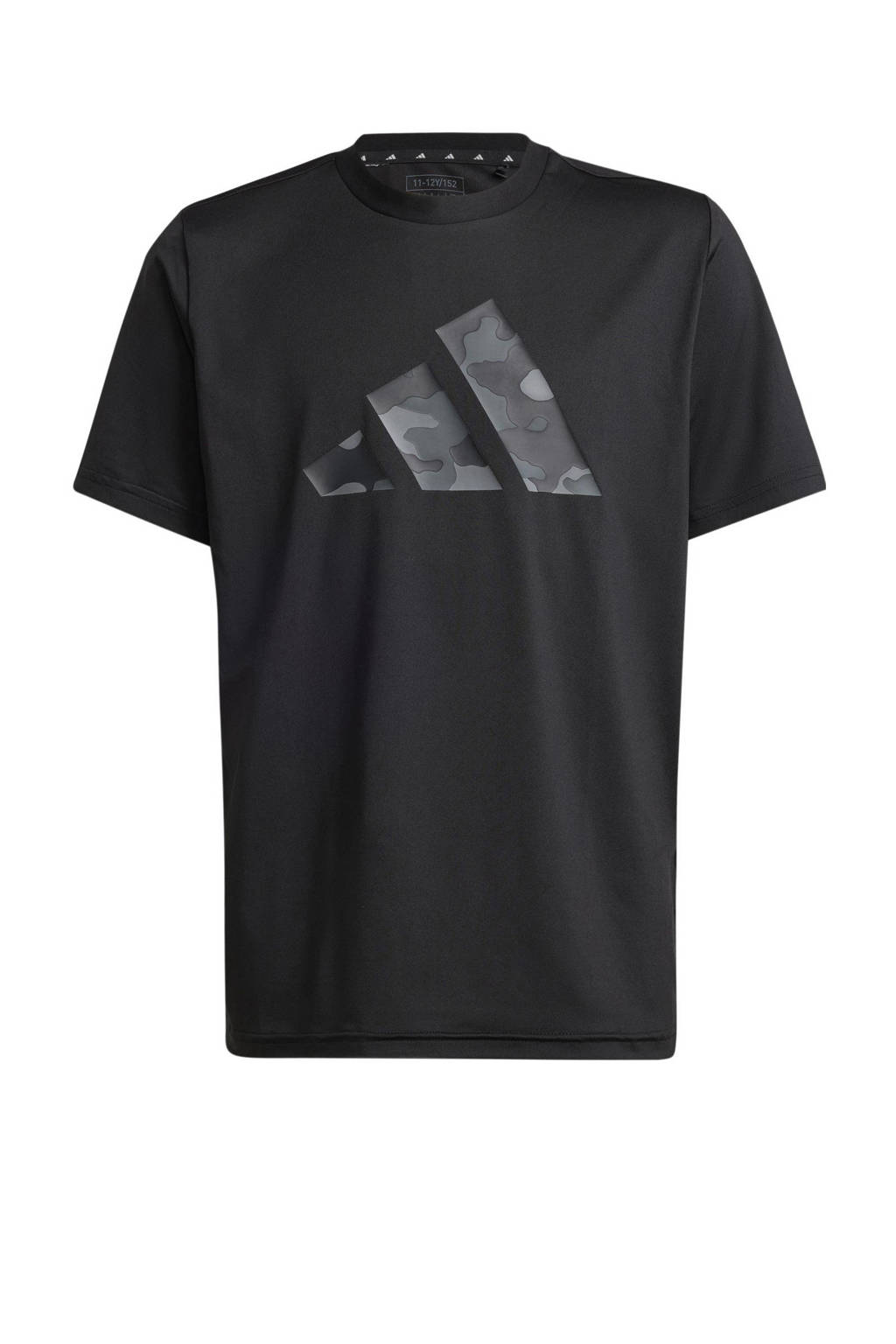 adidas junior voetbalshirt training zwart