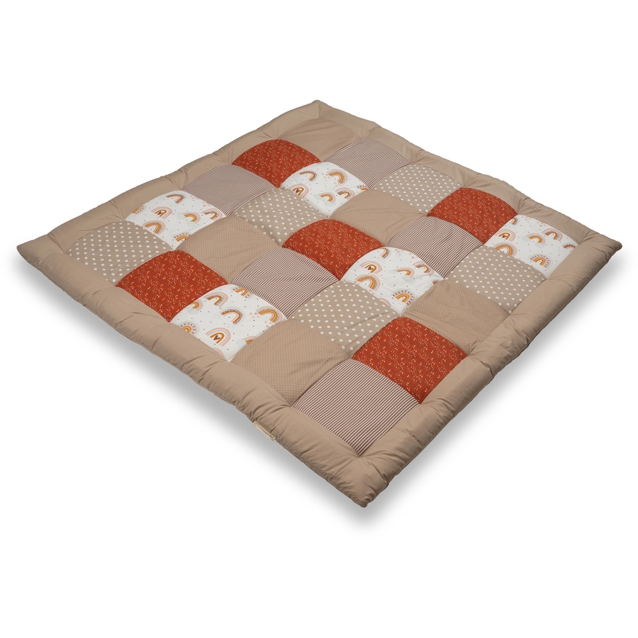 ULLENBOOM Krabbeldecke Regenbogen 120 x 120 cm