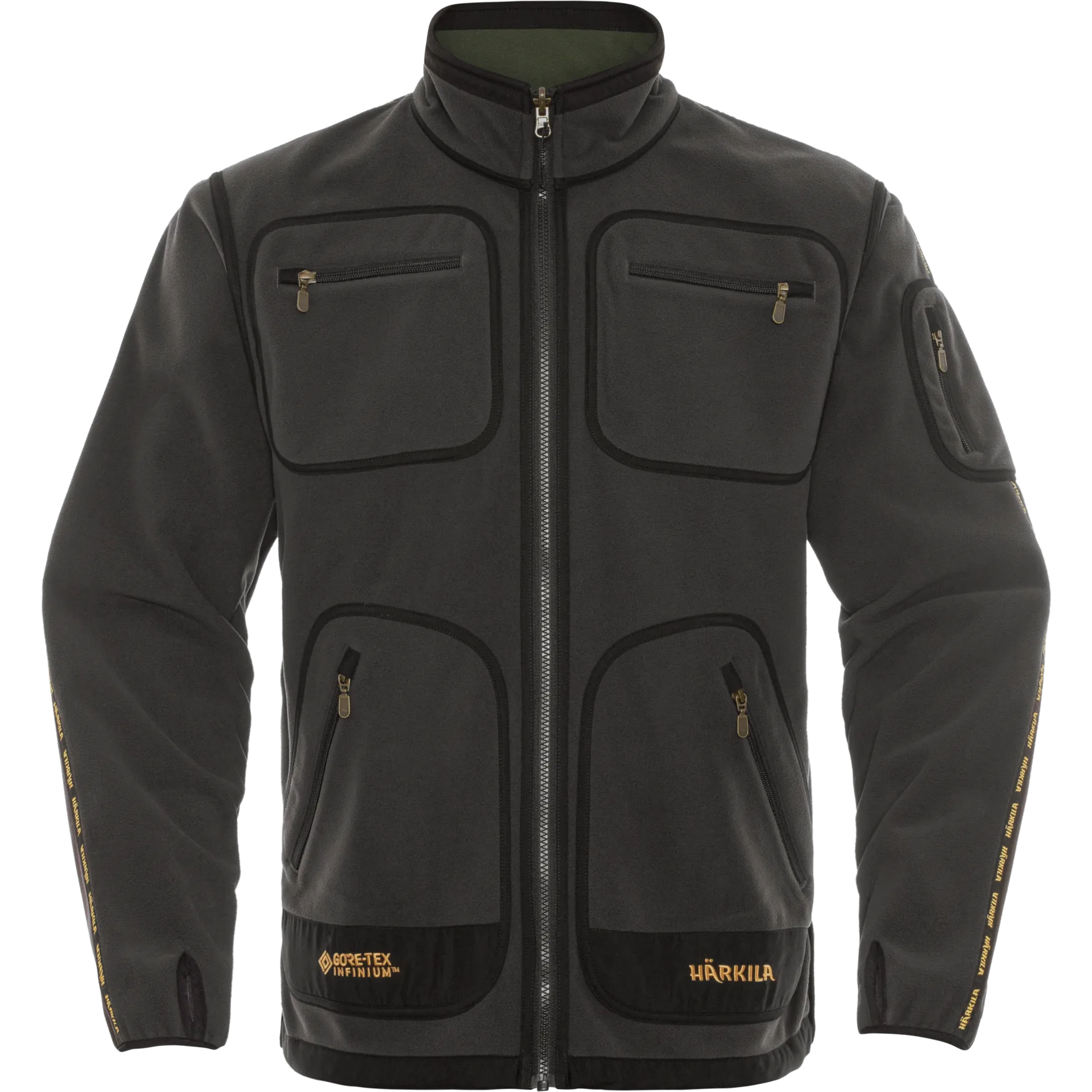 Härkila Men's Kamko Fleece Grey/Green