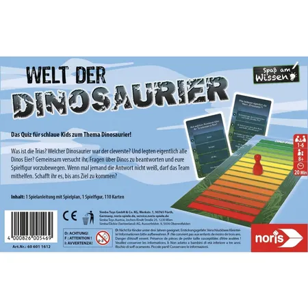 Noris Spiele Welt der Dinosaurier