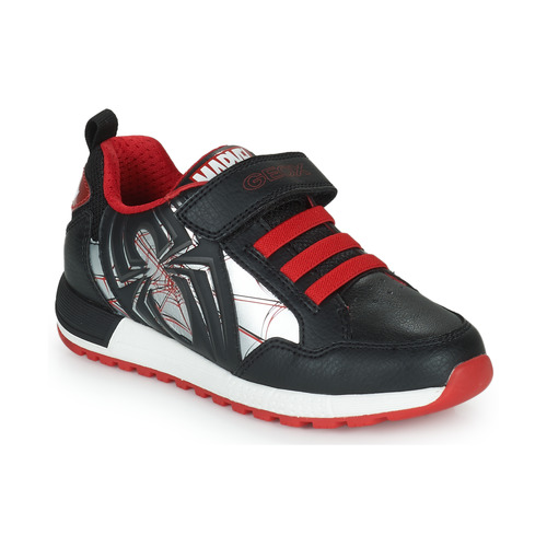 Geox - J ALBEN BOY D - Noir / Rouge