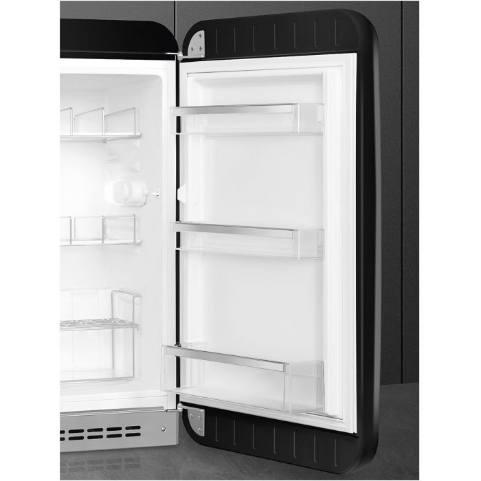 SMEG Stand-Kühlschrank 50's Retro Style FAB10HRBL5 Schwarz