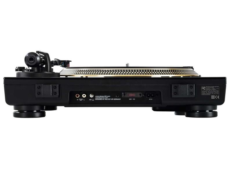 Reloop Plattenspieler HiFi Turn5 Schwarz Hochwertiger HiFi-Plattenspieler mit Direktantrieb