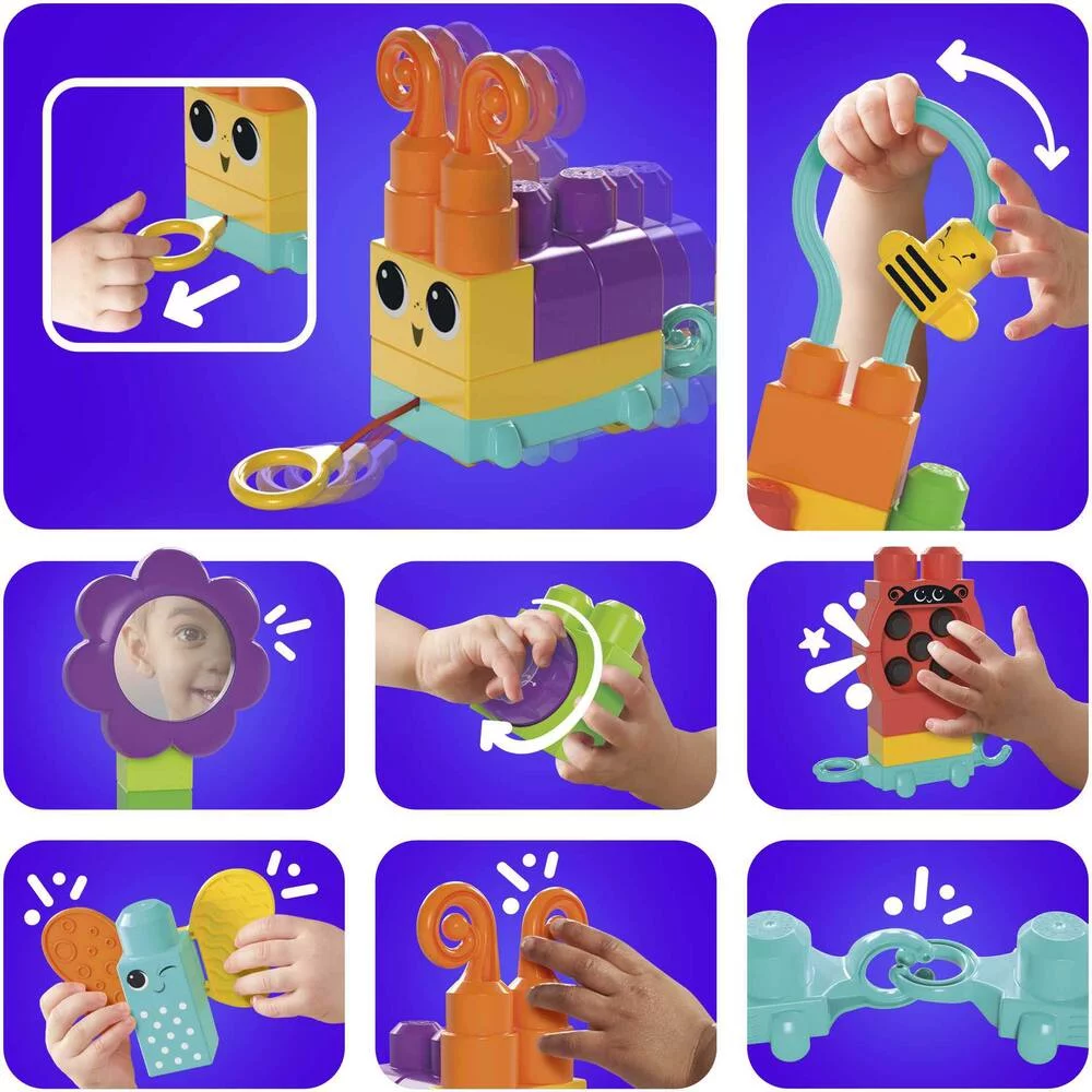 MEGA BLOKS - CHENILLE DES SENS A CONSTRUIRE