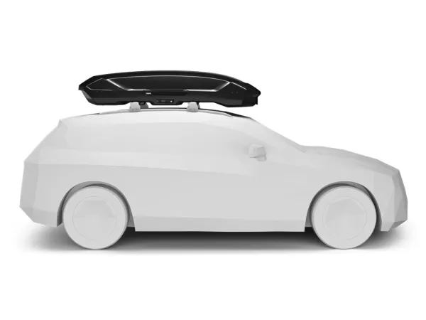 Thule Motion 3 XXL, 600 L, Hårdt biltag, Tag beslag, Sort