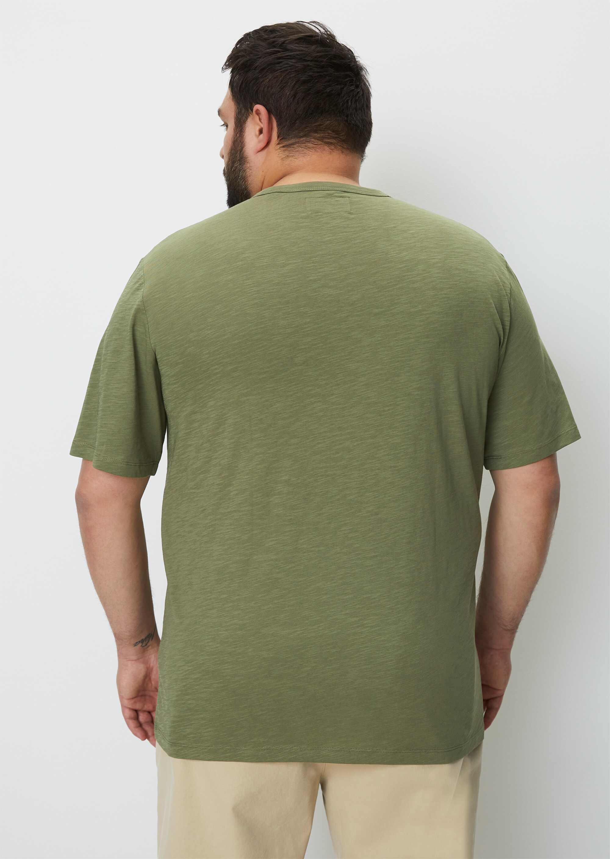 T-Shirt regular in softer Slub-Jersey-Qualität
