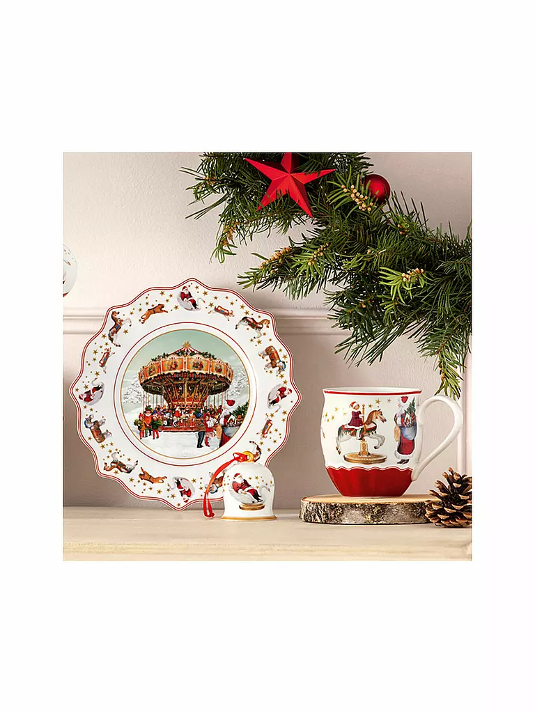 VILLEROY & BOCH Jahresteller 2024 24cm ANUAL CHRISTMAS EDITION  bunt