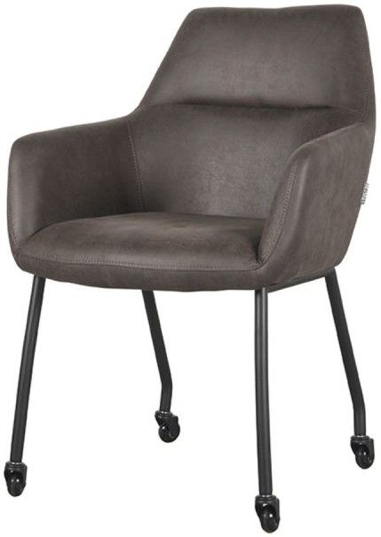 Eetkamerstoel Antraciet IH-50.199 Lenny B56 x D64 x H84 cm