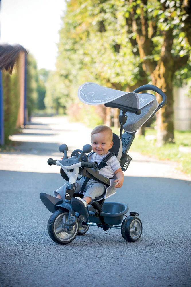 TRICYCLE BABY DRIVER PLUS GRIS