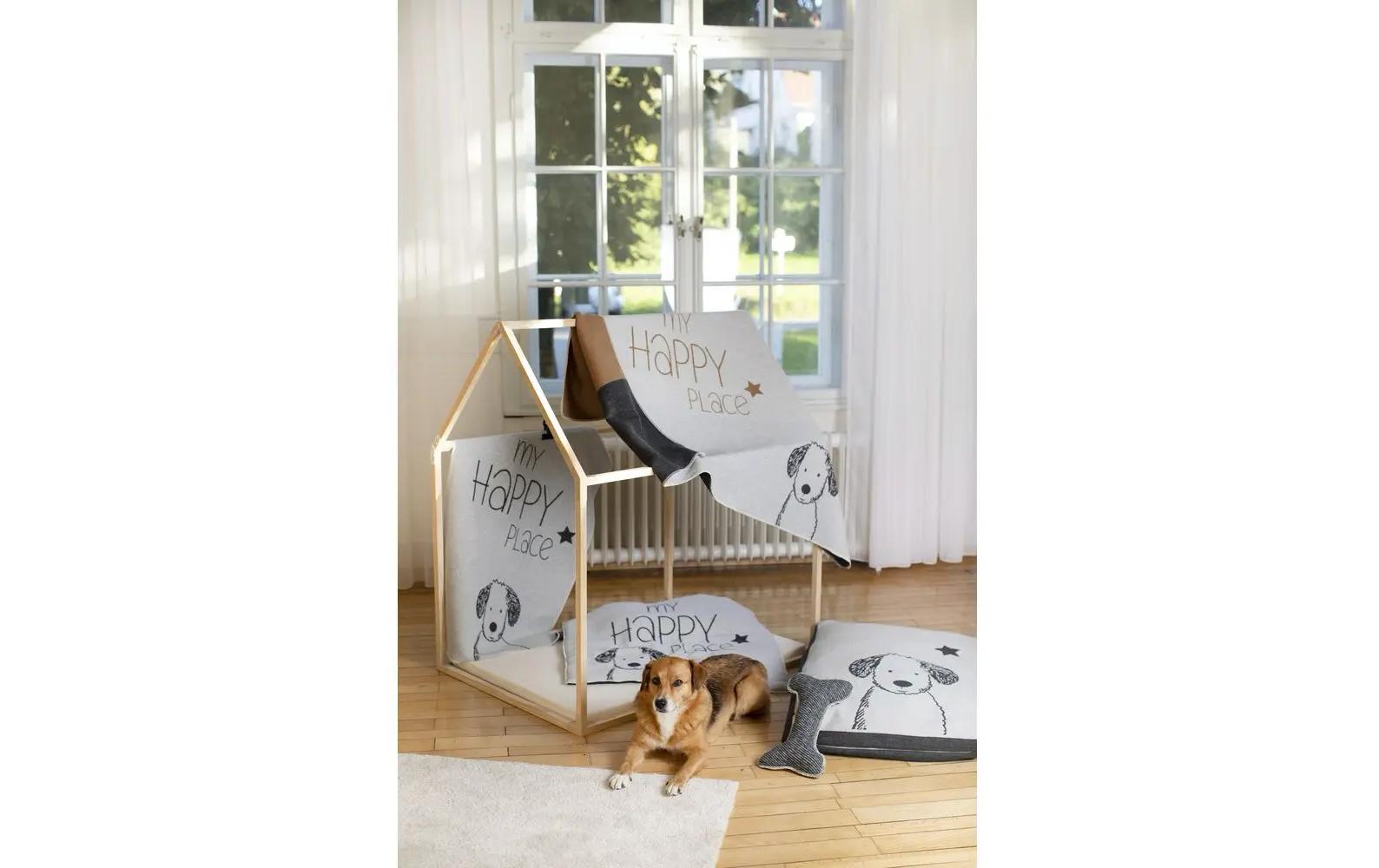 Hunde-Decke My Happy Place, 70 x 90 cm, FilzHaustierdecke