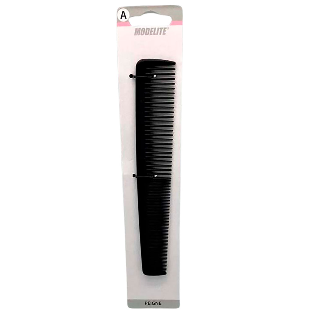 Peigne pour coiffage en plastique mat 18cm