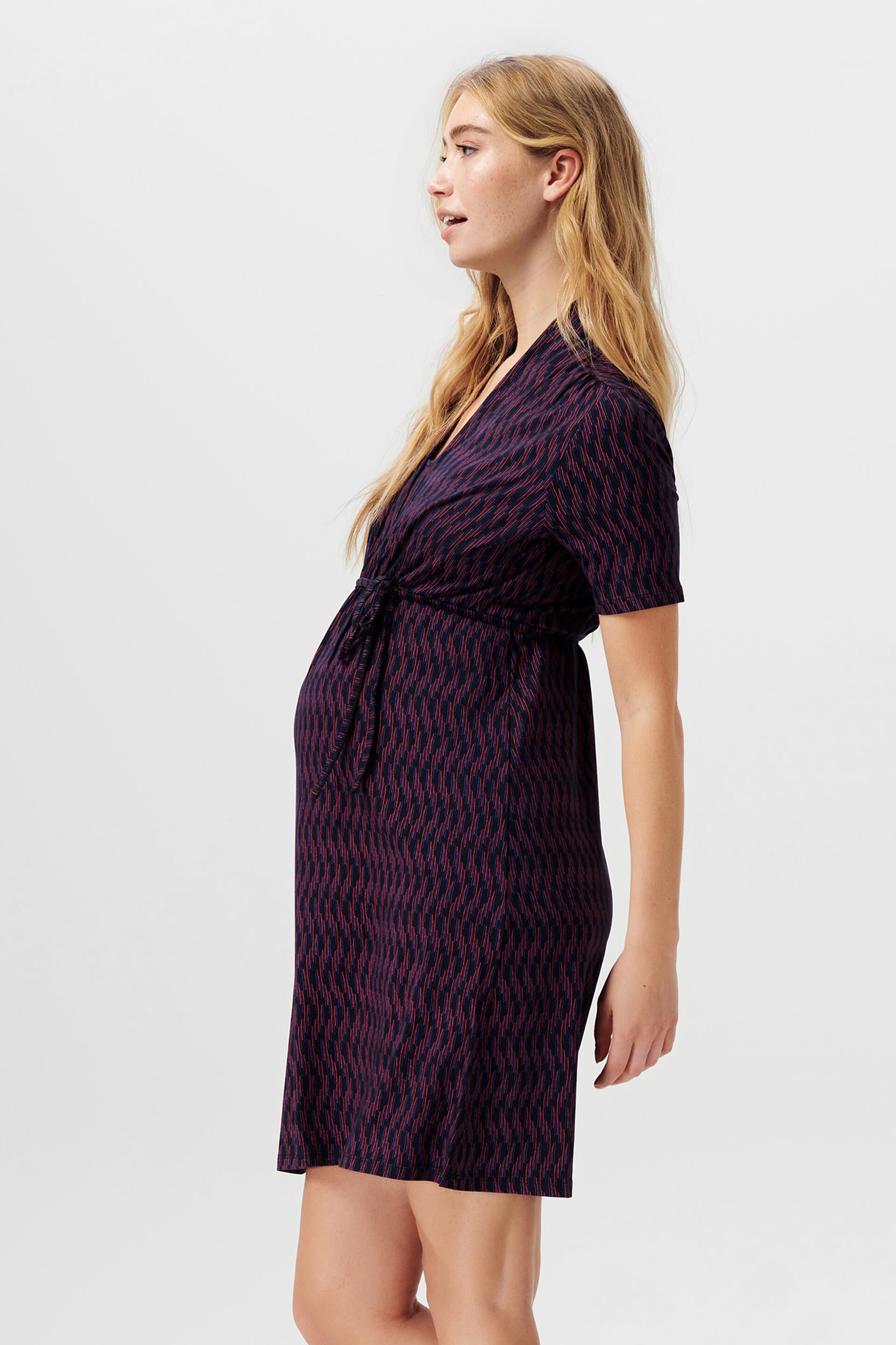 Robe en jersey à motif et fonction d’allaitement