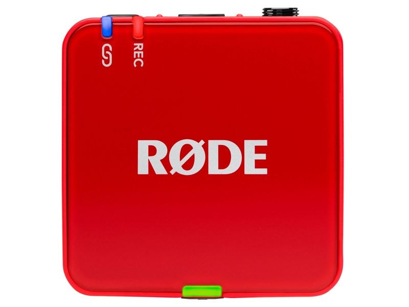 Rode Wireless GO Gen 3 Rot Kompaktes drahtloses 2-Kanal Mikrofonsystem