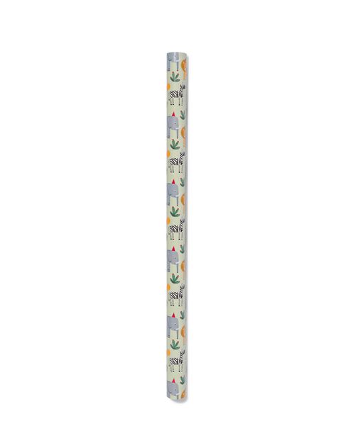 papier cadeau safari 200x70