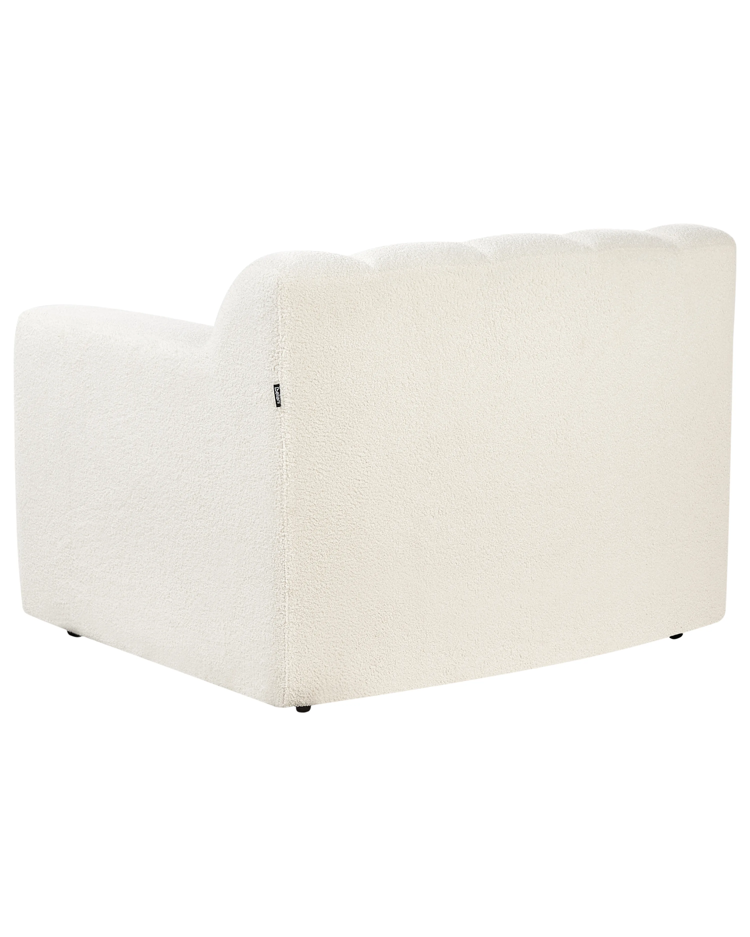 Fauteuil AGERUP Bouclé Gebroken wit