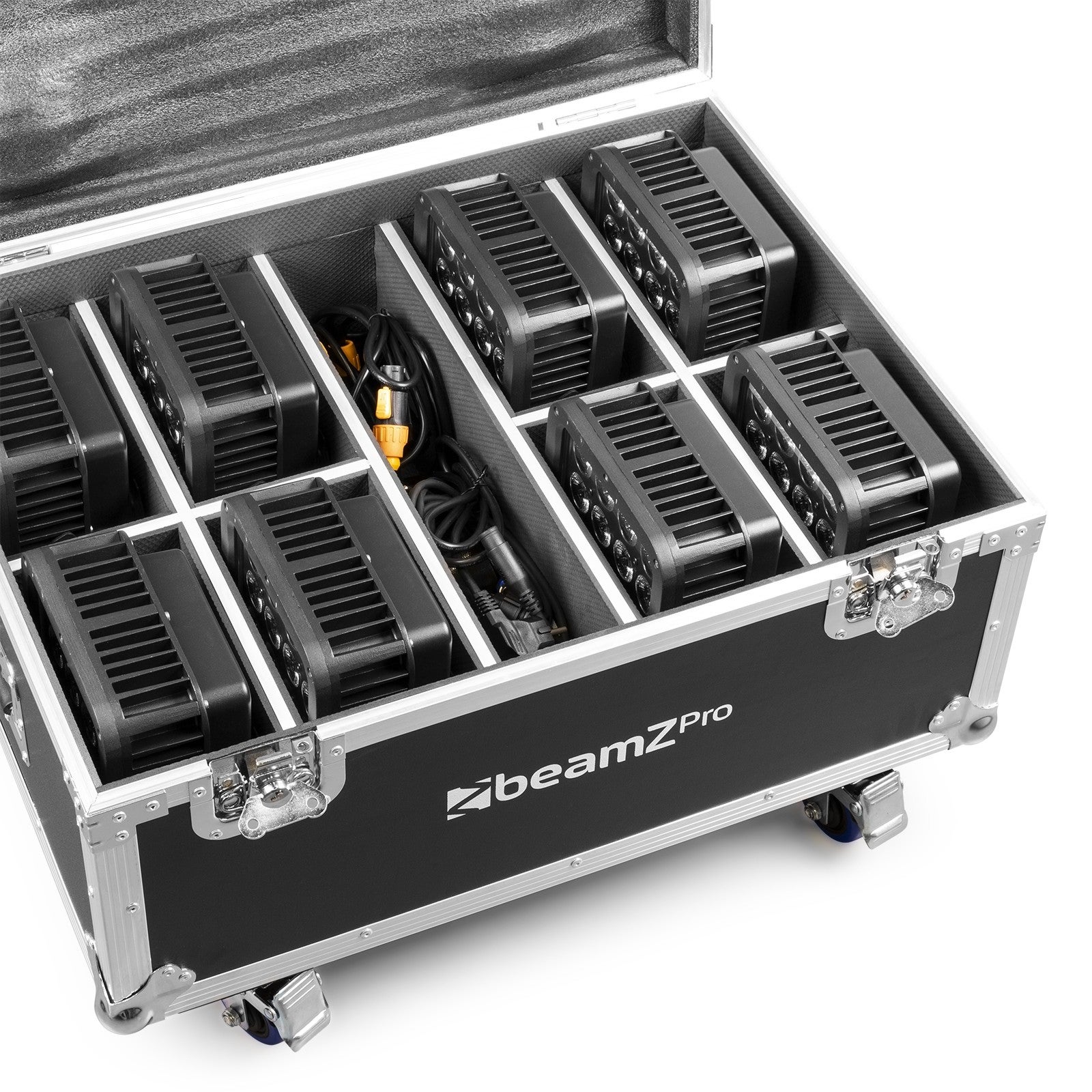 BeamZ FL128 Flightcase voor 8 StarColor128 wash lights