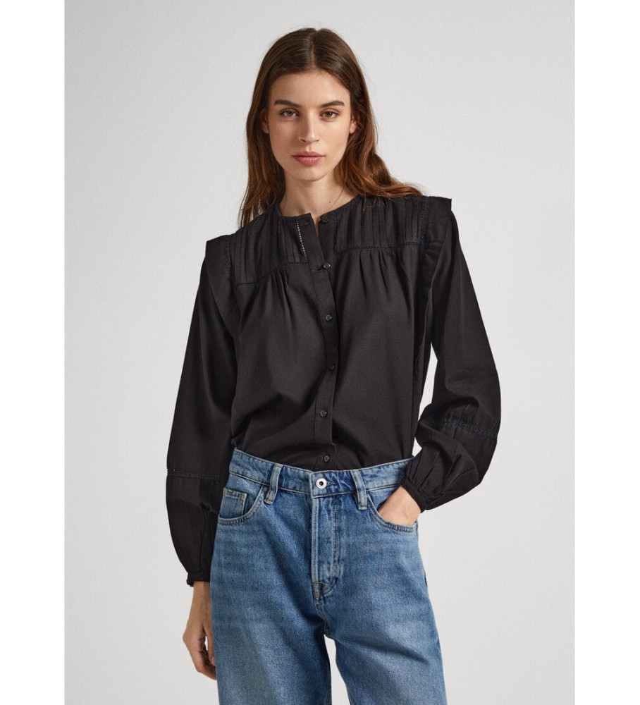 Blusa preta Jaxie da Pepe Jeans