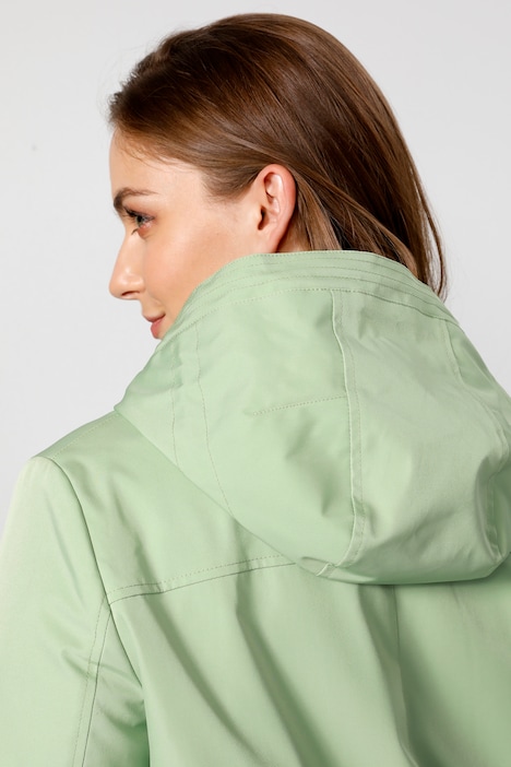Funktionsjacke, Kapuze, verdeckter 2-Wege-Zipper, Taillen-Tunnelzug