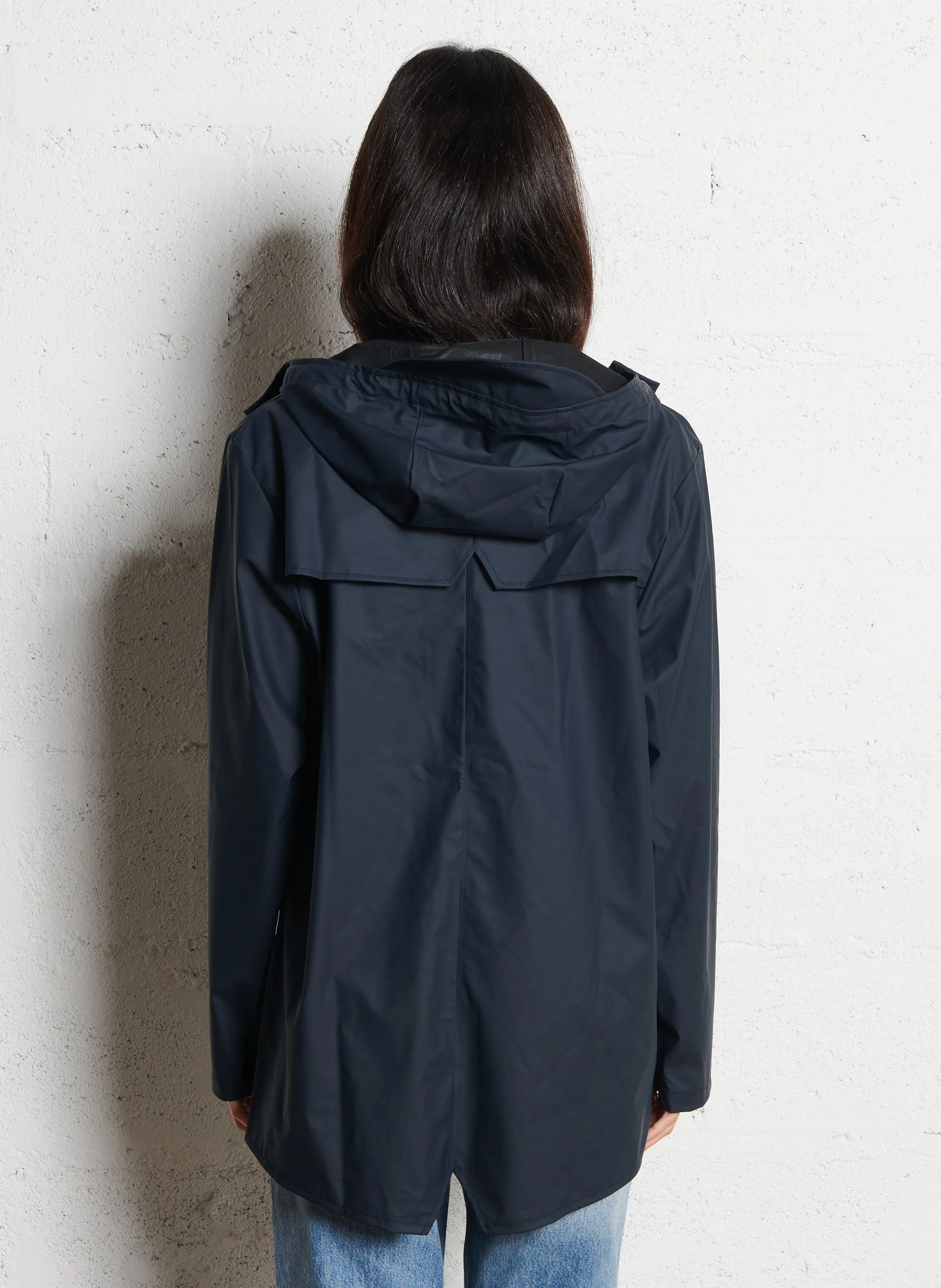 Coupe-vent imperméable à capuche | Bleu