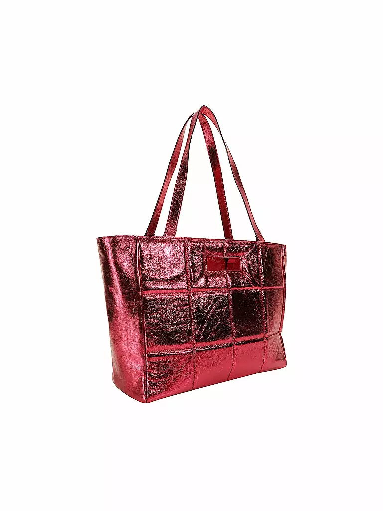 JULIA SKERGETH Ledertasche - Shopper THE QUILTED BAG SOFT pink