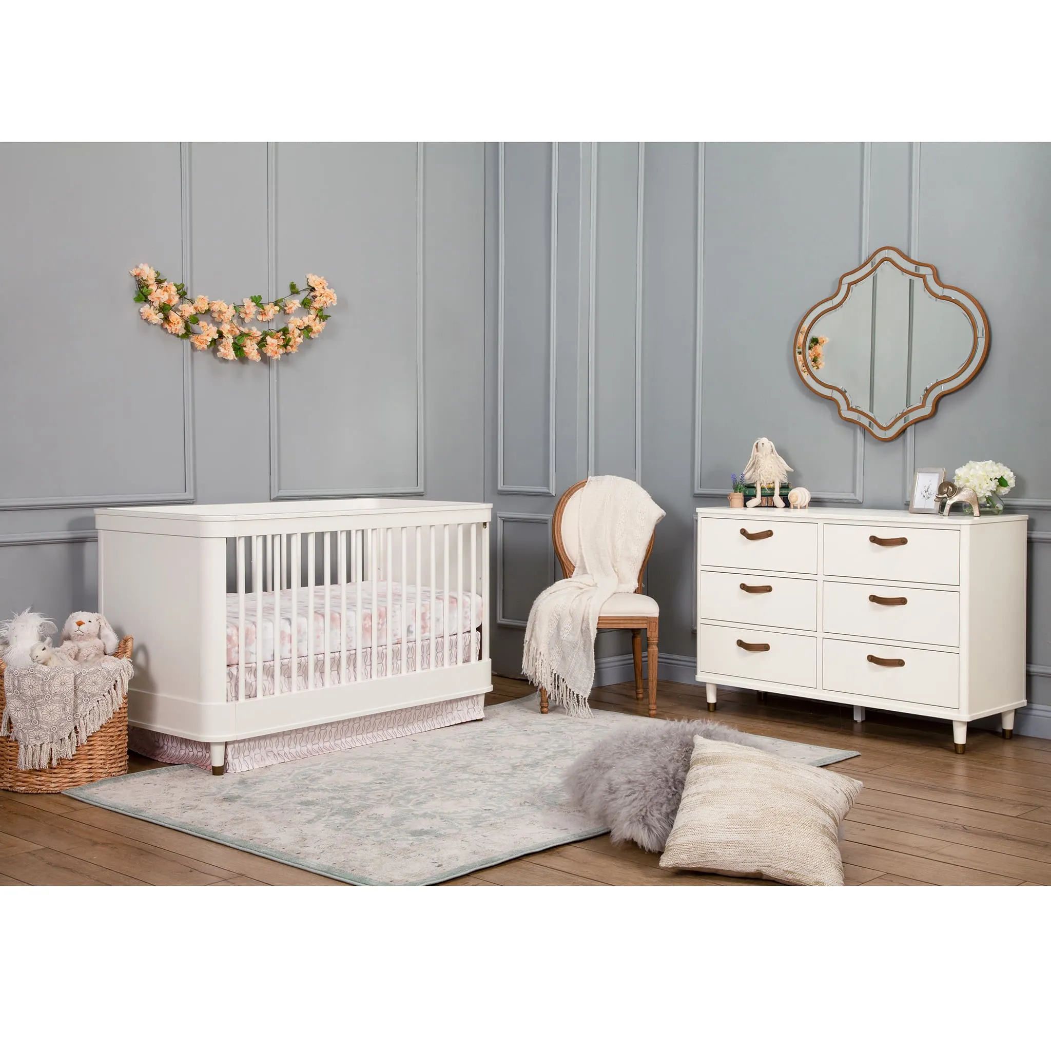 Million Dollar Baby Couchette Évolutive 3 en 1 Tanner - Blanc Chaud